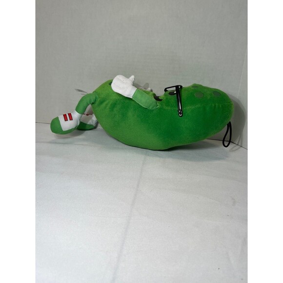 MR PICKLE STUFFED PLUSH DOLL W/ MUSTACHE AND PLASTIC GLASSES FIESTA - Picture 3 of 6